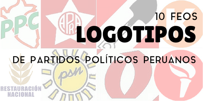 10 feos logotipos de partidos políticos peruanos