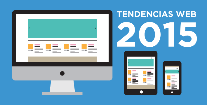 Tendencias diseño páginas web 2015