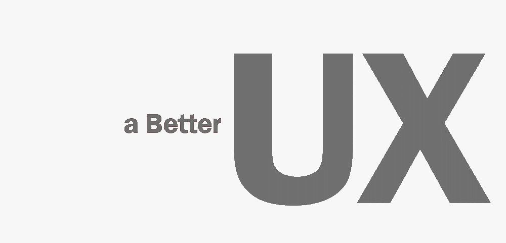 a better UX