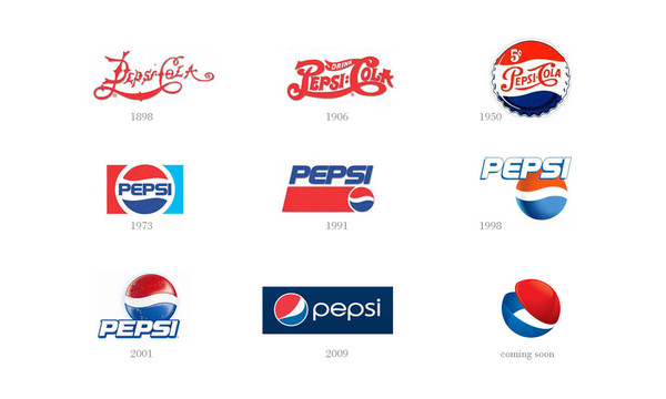 rediseño de logos Pepsi