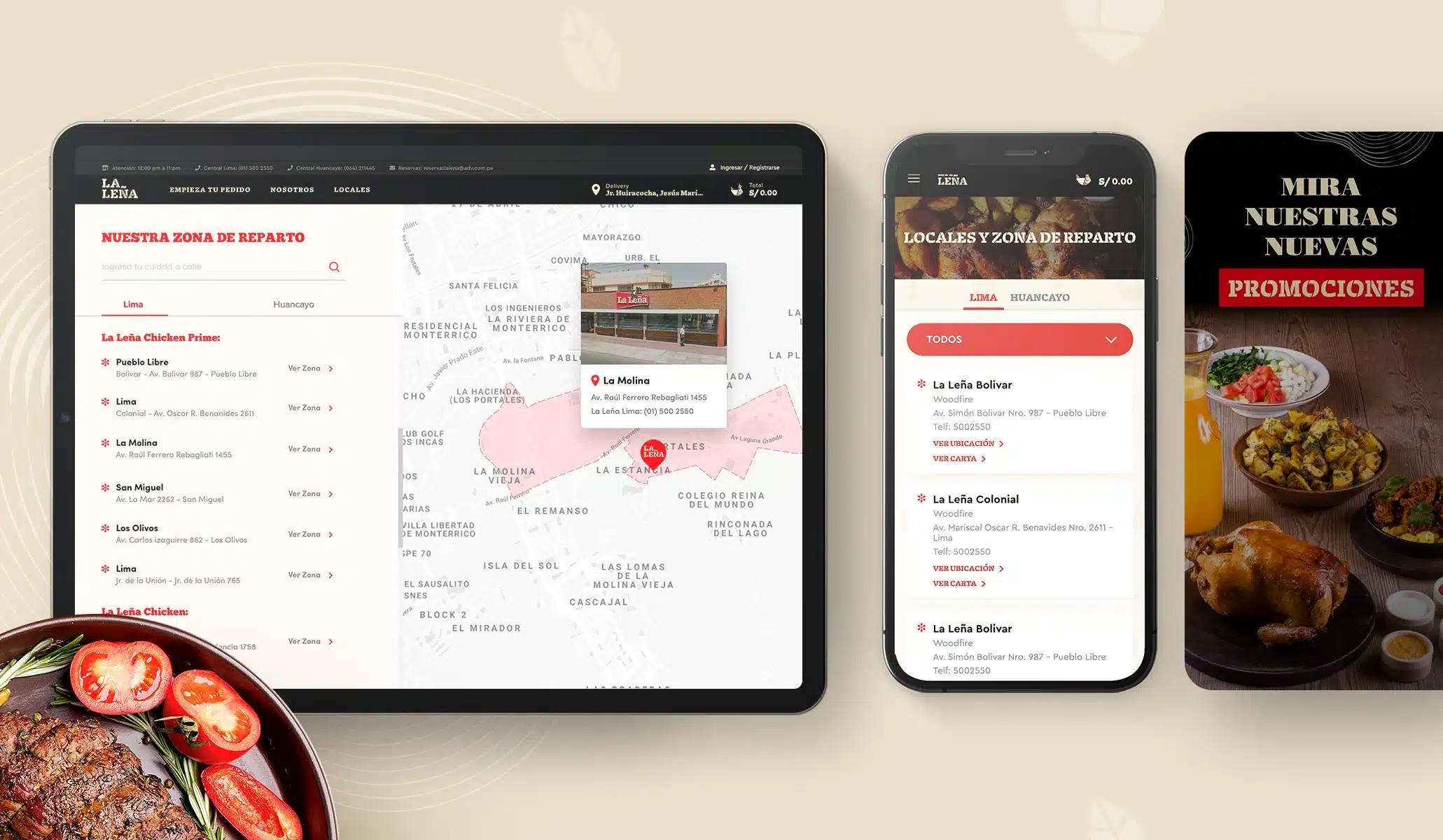 La leña dispositivos