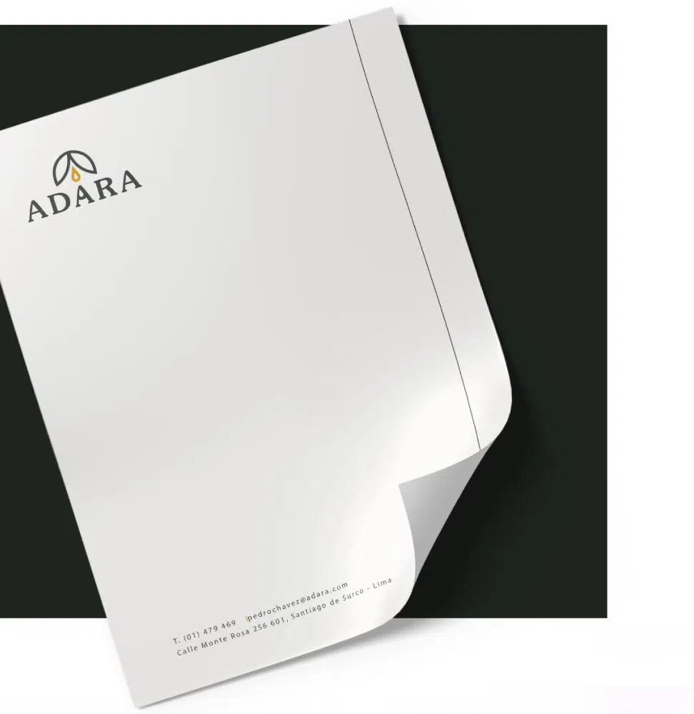 Adara vista branding